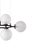 Modern Constellation Chandelier in Black Metal & Glass from Cassina For Sale - Image 6 of 13
