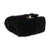 Black Camellia Embossed Velvet Mini Square Flap Bag For Sale In New York - Image 6 of 9