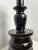 Black Large Chinese Altar Candleholder in Black Enameled Ceramic, 19th Century For Sale - Image 8 of 11