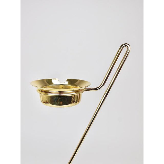 Brass Standing Floor Ashtray by Carl Auböck, Austria, 1950s For Sale - Image 3 of 18