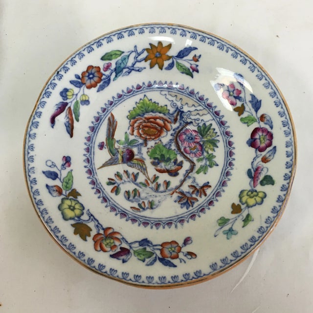 Antique Polychrome Caudle Cup For Sale - Image 3 of 11