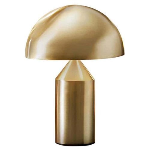Not Yet Made - Made To Order Atollo Small Metal Satin Gold Table Lamp by Vico Magistretti for Oluce For Sale - Image 5 of 6
