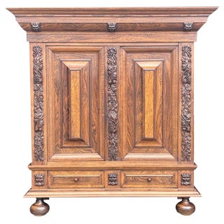 19th Century Renaissance Style Rosewood Cabinet, 1850 For Sale