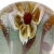 Vintage Murano Large Pink Flowers on Green Opalescent Chalcedony Technique Italian Art Glass Decorative Vase For Sale In Orlando - Image 6 of 9