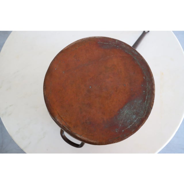 Hand Hammered Copper Saucepan For Sale - Image 9 of 10