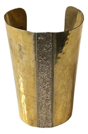 Mary McFadden Hammered Gold Cuff
