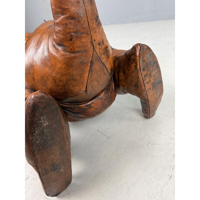 Animal Skin Leather Magazine Pouch Kangeroo by Dimitri Omersa, Spain, 1970 For Sale - Image 7 of 18