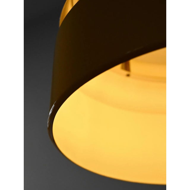 Scandinavian Yellow Ceiling Lamp, 1960s-1970s For Sale - Image 3 of 6