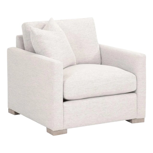Essentials For Living Clara Performance Fabric Slim Arm Sofa Chair For Sale