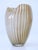 Elegant and highly decorative Mid Century Modern Murano Glass vase with stripes. Made in Italy, 1960s. Executed in thick...