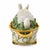 Fitz and Floyd Fitz and Floyd “Florentina”Bunny Rabbit Tureen Covered Dish, Handcrafted Ceramic, Circa 1990s For Sale - Image 4 of 11