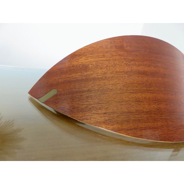 Scandinavian Wall Lights in Bentwood and Brass, 1980s, Set of 2 For Sale - Image 9 of 14