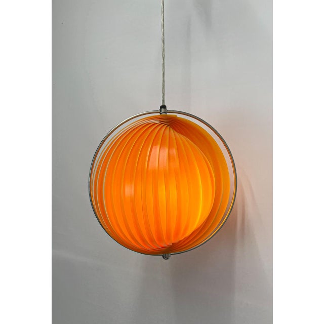1980s Vintage Moon Pendant Lamp, 1980s For Sale - Image 5 of 12