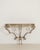 Art Deco Wrought Iron Consola Table With Marble Top For Sale In Greensboro - Image 6 of 11