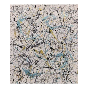 Jazz It Up - Contemporary Dynamic Abstract Expressionist Jackson Pollock-Style Drip Art Original Painting by Marc Raphael