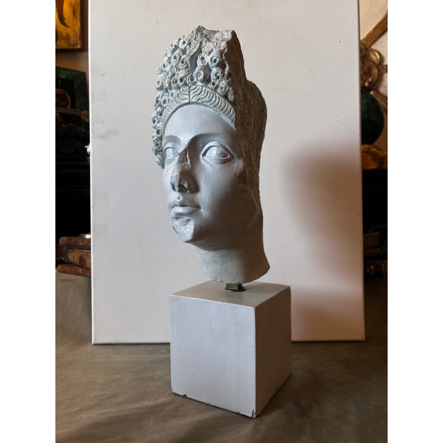 Classical Grand Tour Style Vintage Bust, a Head of a Roman Noble Woman For Sale - Image 11 of 13