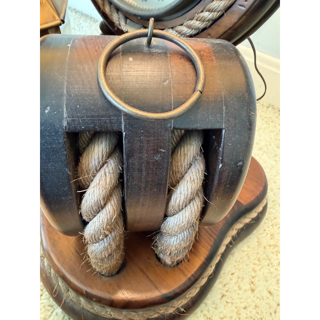 Vintage Carrington Nautical Table Lamp For Sale - Image 4 of 8