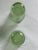 Green Vintage Etched Green Drinking Glasses- Set of 8 For Sale - Image 8 of 9