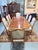 Traditional Elegant Ethan Allen Abbot Pedestal Dining Set For Sale - Image 3 of 12