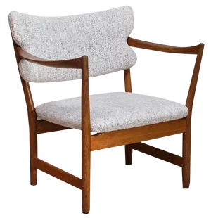 Fireplace Armchair in Oak by Fredrik A. Kayser for Dokka Møbler, Dokka, Norway, 1958