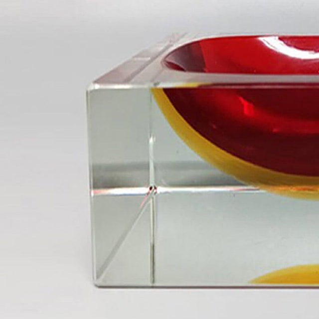 Flavio Poli Mid-Century Modern Sommerso Murano Glass Bowl or Catch-All by Flavio Poli for Seguso, 1960s For Sale - Image 4 of 7