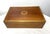 Large High Quality Antique 19th Century Wood Inlaid Brass Writing Lap Desk Box For Sale - Image 4 of 18