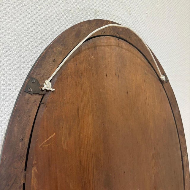 Antique Mirror in Mahogany Frame For Sale - Image 9 of 10