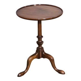 Kittinger Historic Newport Mahogany Occasional Table Candle Stand Table For Sale