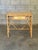 Beautiful burnt bamboo, cane, and rattan small desk, vanity, or console. Nice size would allow for a variety of uses....