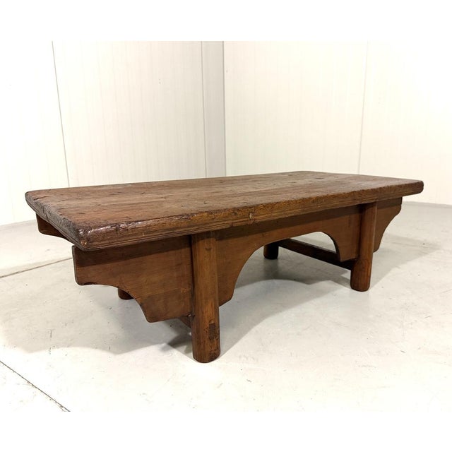Rustic Low Antique Rustic Coffee Table, 1900s For Sale - Image 3 of 18