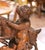 Ceramic 19th C. French Terracotta Sculpture of Cherubs and Goat Signed P. De Leonardi For Sale - Image 7 of 12