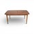 Brown United Furniture Vintage Mid Century Modern Dining Table With 3 Leafs C. 1960s For Sale - Image 8 of 10