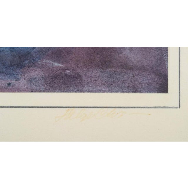 Helge Christiansen, Abstract Composition, 1960s, Watercolour on Paper For Sale - Image 4 of 6
