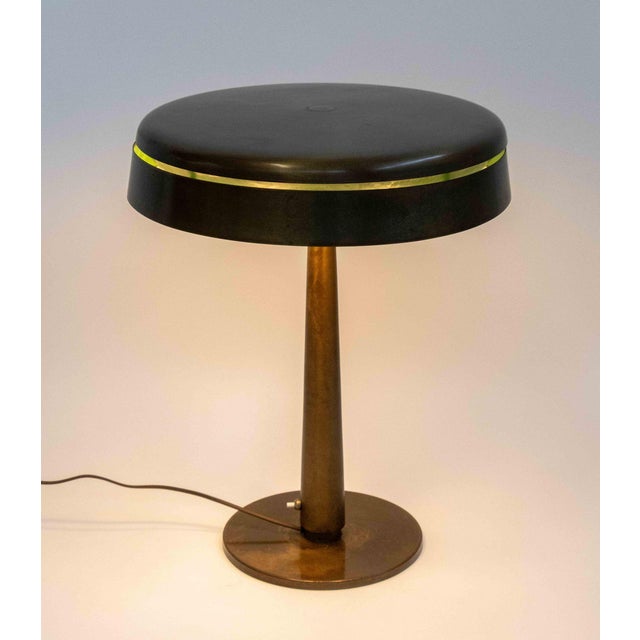 Brass Max Ingrand X Fontana Arte Model 2278 Table Lamp For Sale - Image 8 of 12