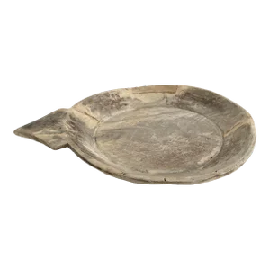 Hand-Carved Wood Parat Bowl