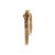 A Victorian bracelet crafted from 10k yellow gold. Features a mesh design with intricate detailing. Adorned with white...