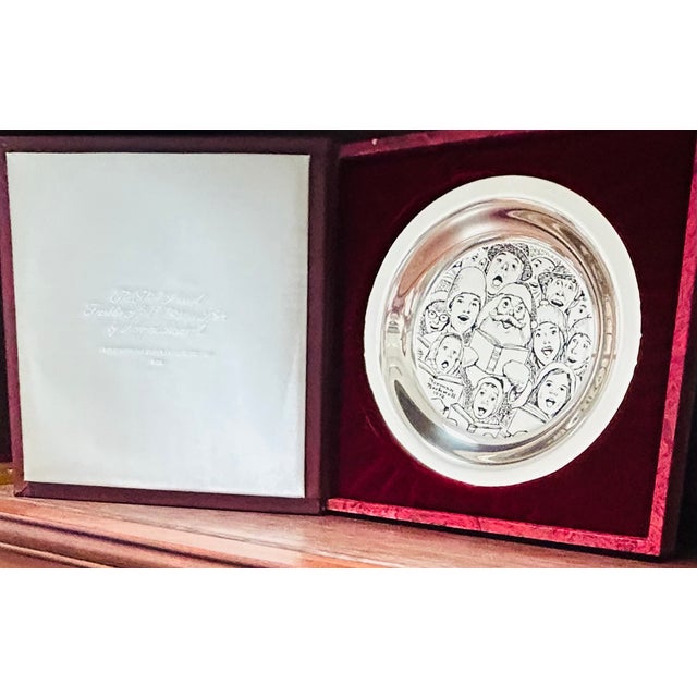 There are no scuffs and scratches on the plate. See pictures for details—features 925 sterling silver. Plate measures 8...