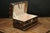 Brown 19th Century Domed Leather Trunk, 1920s For Sale - Image 8 of 11