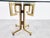 Gold Geometrical Brass Dining Table, 1970s For Sale - Image 8 of 11