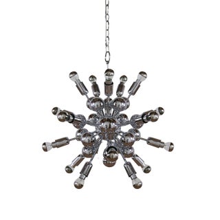 Space Age Italian 20-Light Sputnik Chandelier by Reggiani Goffredo, 1965 For Sale
