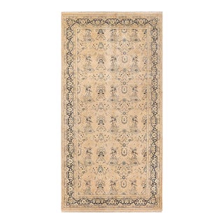 Mogul, One-of-a-Kind Hand-Knotted Area Rug in Beige, 6' 2" x 12' 0" For Sale
