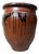 Large Japanese Drip Glazed Stoneware Tsubo Jar, 1970s For Sale