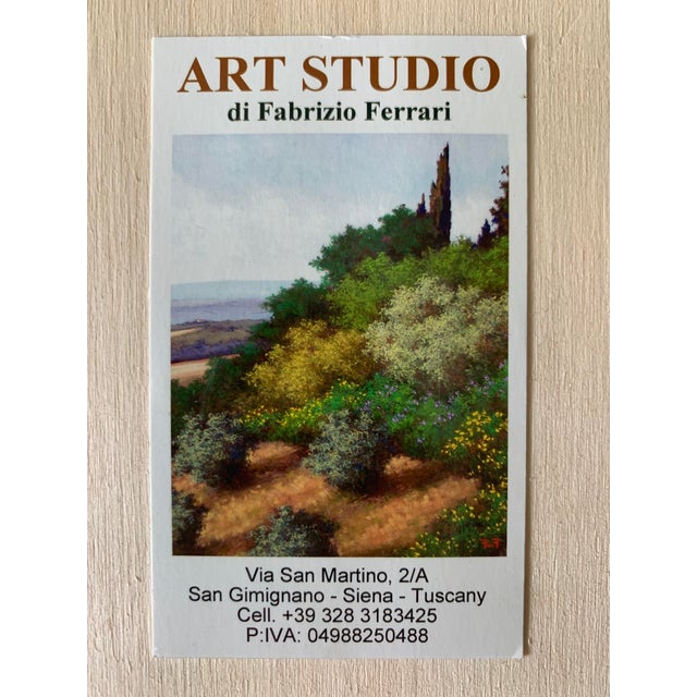 Oil Painting - Tuscany by Fabrizio Ferrari For Sale - Image 12 of 12