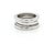 Mid 20th Century Mid 20th Century Bvlgari B.zero1 Three-Band Ring in 18k White Gold Size EU 49 US 4.5 For Sale - Image 5 of 7