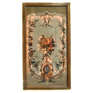 18th Century Framed and Illuminated Screen For Sale