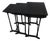 20th Century Antique Victorian Black Lacquer Nest of 3 Tables For Sale