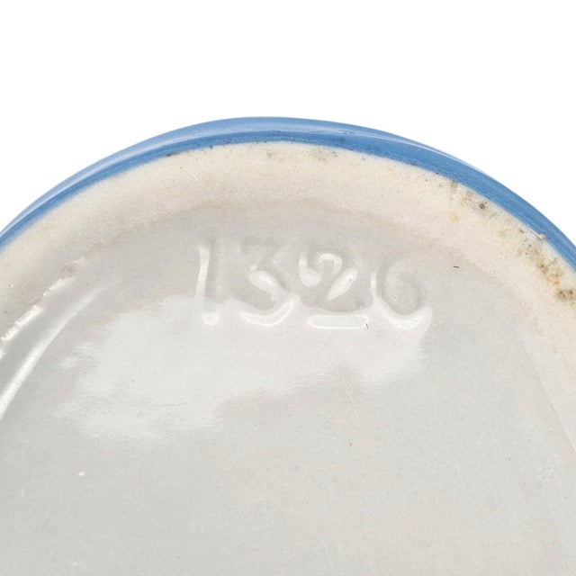 Mid-Century Czechoslovakian Blue Ceramic Duck Lidded Trinket Dish For Sale - Image 17 of 18