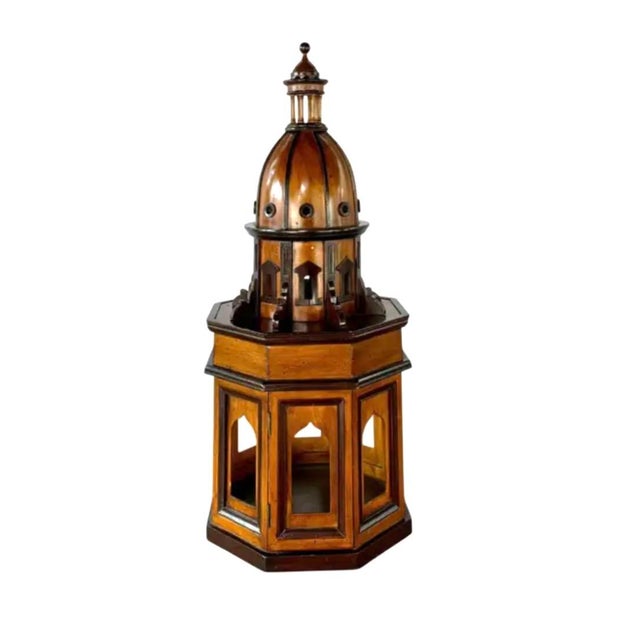 Italian Renaissance Style Wooden Architectural Model of Domed Church For Sale - Image 15 of 15