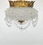 Antique 6 Light Twinkling Beaded Flush Mounted Crystal Chandelier For Sale - Image 11 of 13