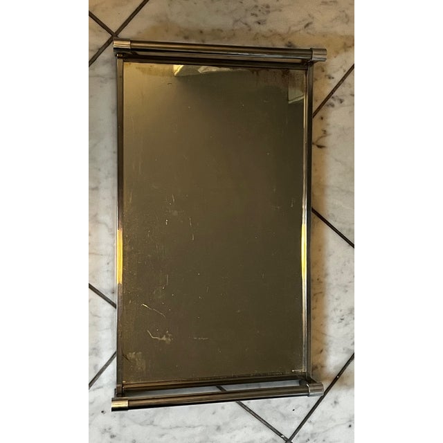 Modern Chromed Tray by Jacques Adnet, 1930s For Sale - Image 11 of 14
